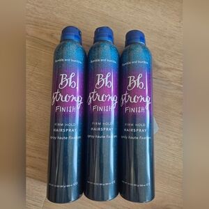 3 bottles BUMBLE & BUMBLE Strong Finish Firm Hold Hairspray 10 Oz. *NEW*